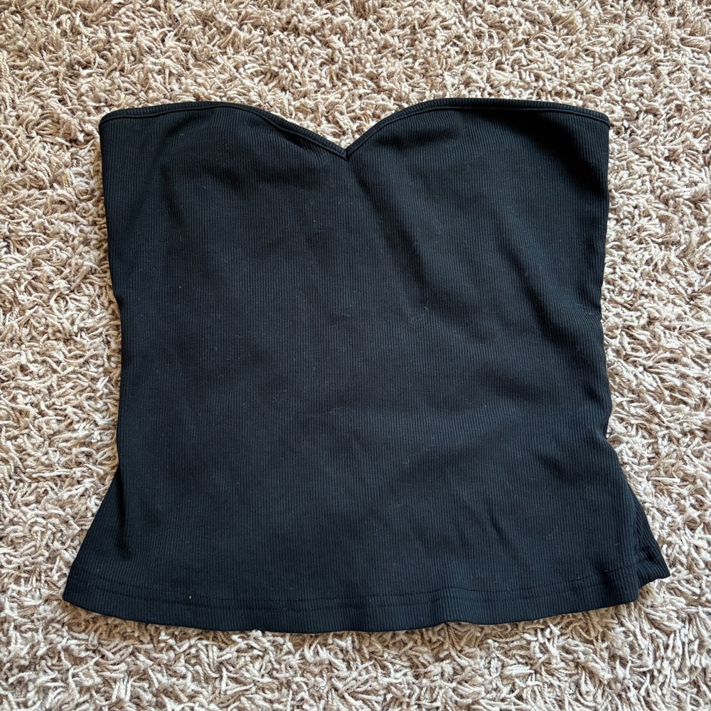 Black Bustier Camisole Sleeveless Top